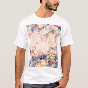 Marmor Flüssig Abstract Muster T-Shirt