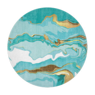 Marmor, Gold: abstrakter Vintage-Hintergrund. Schneidebrett