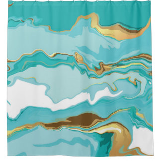 Marmor, Gold: abstrakter Vintager Hintergrund. Duschvorhang