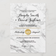 Marmor Gold Elegant Wedding Art Deco 1920's Einlad