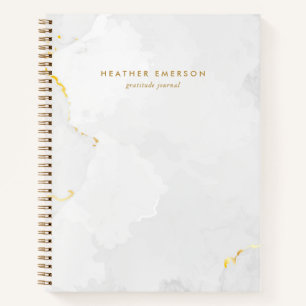 Marmor Gold Notizbuch