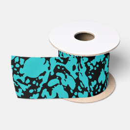 Marmor Granit Textur Blau Satinband
