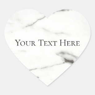 Marmor Herz-Aufkleber