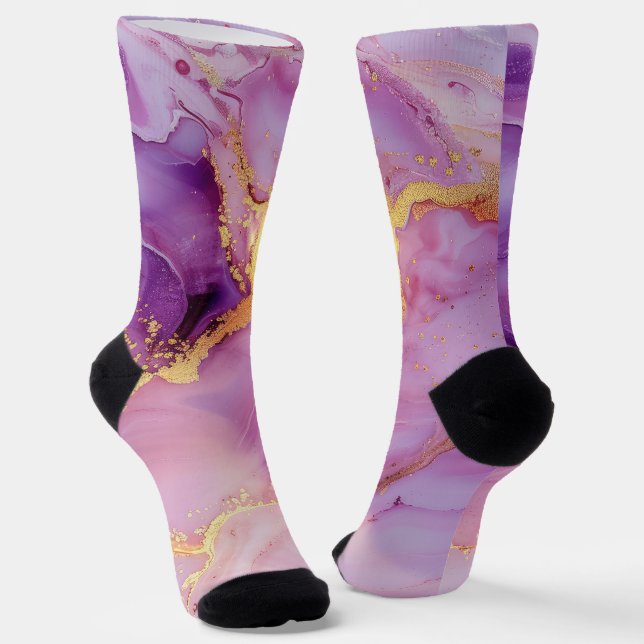 Marmor Hintergrund Socken (Gewinkelt)