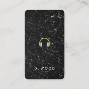 Marmor-Imitate DJ Visitenkarte