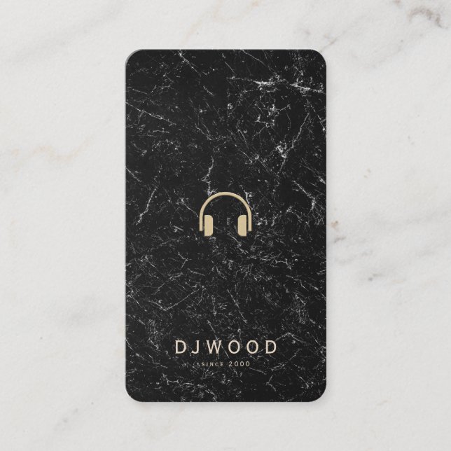 Marmor-Imitate DJ Visitenkarte (Vorderseite)
