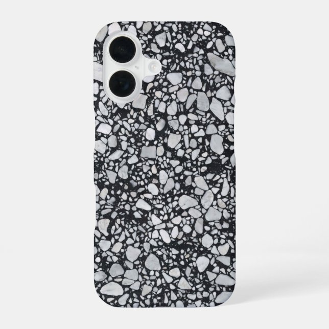 Marmor iPhone 16 Hülle (Rückseite)