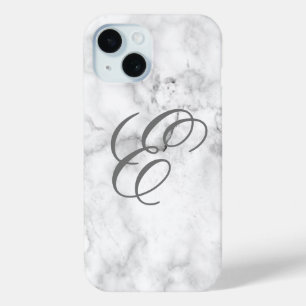 Marmor iPhone Hülle Handy Case mit Initiale