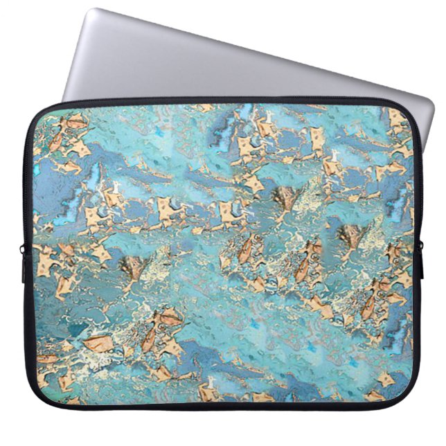 Marmor Laptopschutzhülle (Vorderseite)