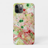 Marmor-Look Modernes Abstrakt rosa Rosa Gelb Grün