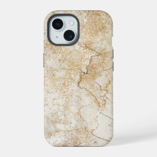 Marmor mit goldenem Muster iPhone 15 Hülle