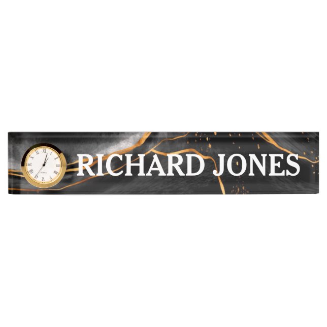 Marmor Namensplakette (Vorderseite)