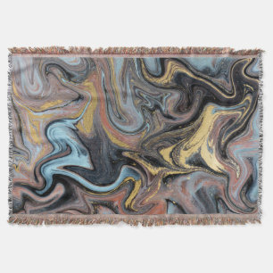Marmor Natur Kunstwerk Goldener Glitzer Decke
