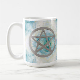 Marmor-Pentagramm Kaffeetasse