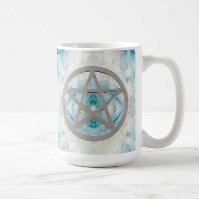 Marmor-Pentagramm Kaffeetasse (Rechts)