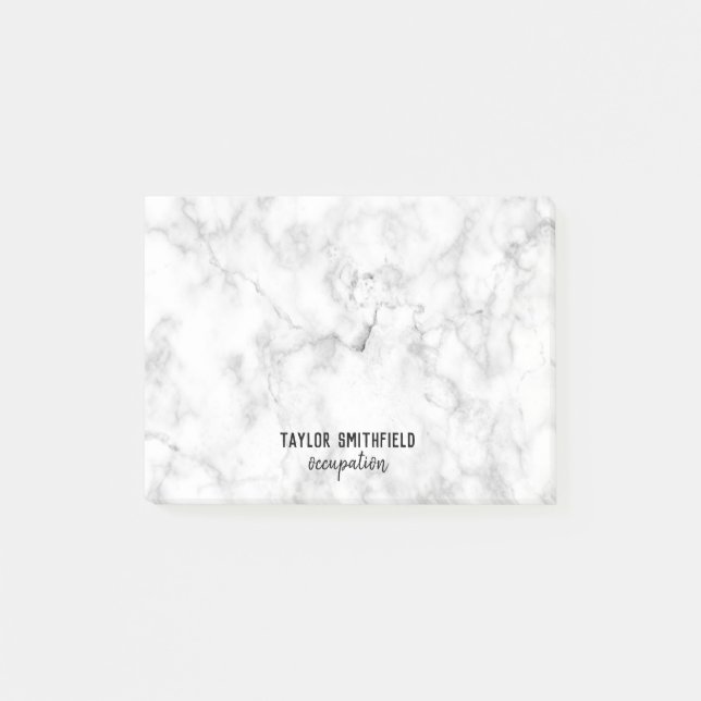 Marmor Post-it Klebezettel (Vorderseite)