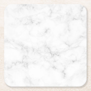 Marmor Rechteckiger Pappuntersetzer
