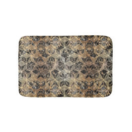 Marmor und geometrisches Muster Badematte