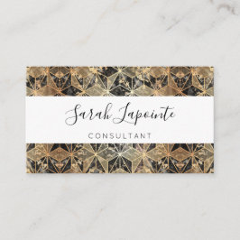 Marmor und geometrisches Muster Visitenkarte
