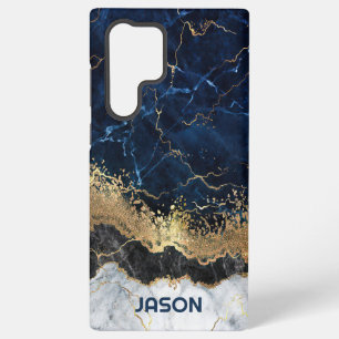 Marmor und Glitter Samsung Galaxy Hülle
