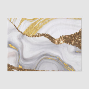 Marmor und Glitzer Seidenpapier