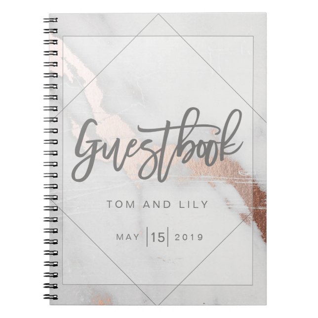 MARMOR- UND METALLISCHER NOTIZBLOCK (Vorderseite)