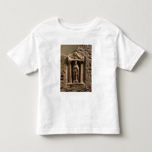 Marmor und Sandstein votive Stele mit weiblichem Kleinkind T-shirt