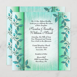 Marmor und Weintrauben Einladung