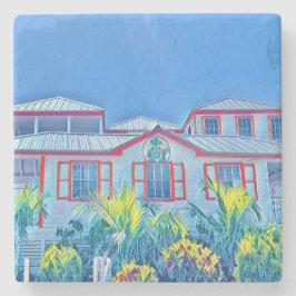 Marmor-Untersetzer - Hope Town Primary 2021 Steinuntersetzer