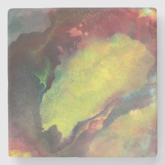 Marmor-Untersetzer mit Johnson Abstrakt Artwork Steinuntersetzer