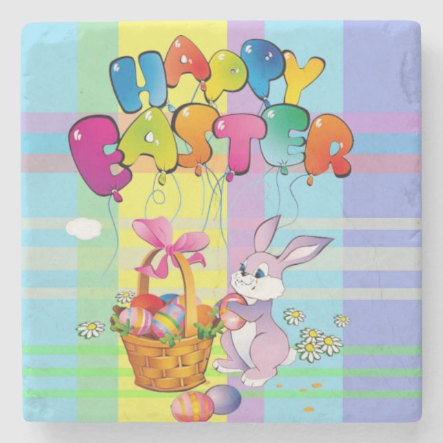 Marmor Untersetzer Ostern (Vorderseite)