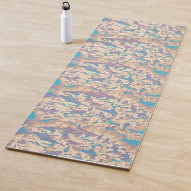 Marmor, wirbelig yogamatte (Beispiel)