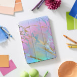 Marmorblau Pink Schlaganfälle Stone Gold Abstrakt iPad Pro Cover<br><div class="desc">FlorenzK Design minimal und elegant</div>