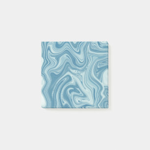Marmorblau Post-it Klebezettel