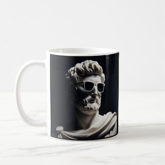 Marmorbüste Kaffeetasse (Links)