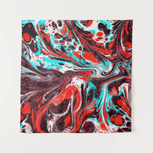 Marmorebru farbige Acrylporenplatte Rücken Wandteppich