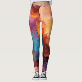 Marmoreffekt Leggings