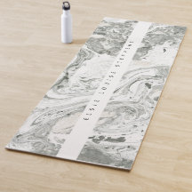 Marmoreffekt personalisierter Yogamattel