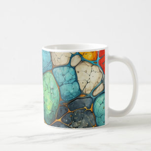 Marmorfarben Kaffeetasse