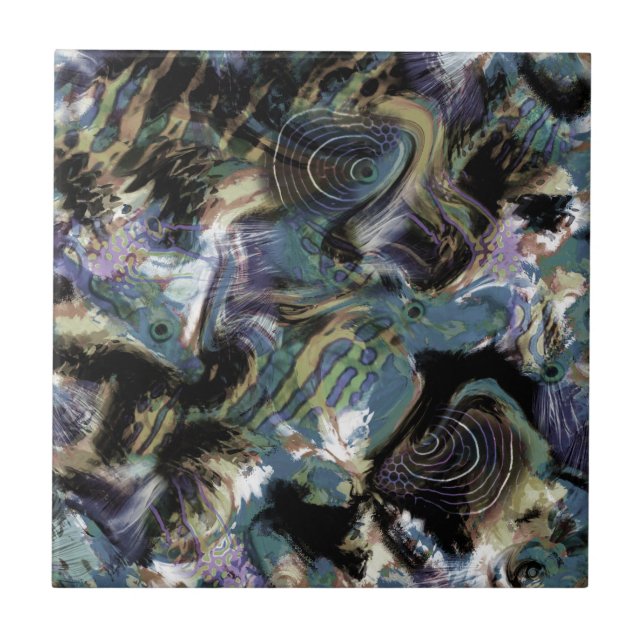 Marmorfisch Fliese (Vorderseite)