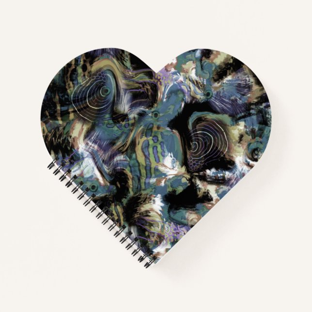 Marmorfisch Notizbuch (Vorderseite)