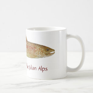 Marmorforelle der julianischen Alpen-Tasse Kaffeetasse