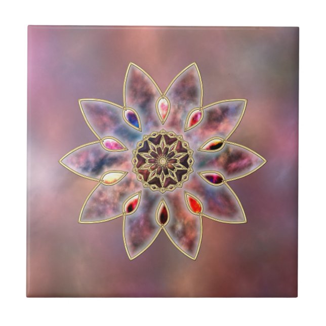 Marmorgalaxien dekorative Tile / Trivet Fliese (Vorderseite)