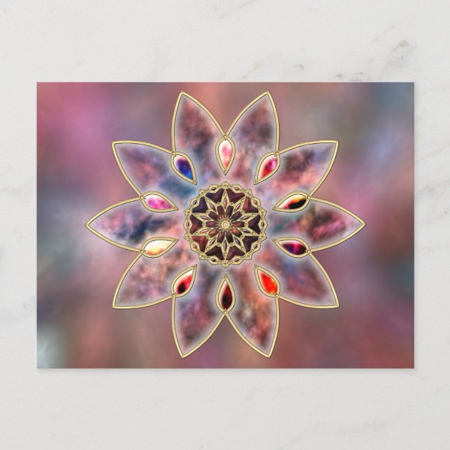 Marmorgalaxien Postkarte (Vorderseite)