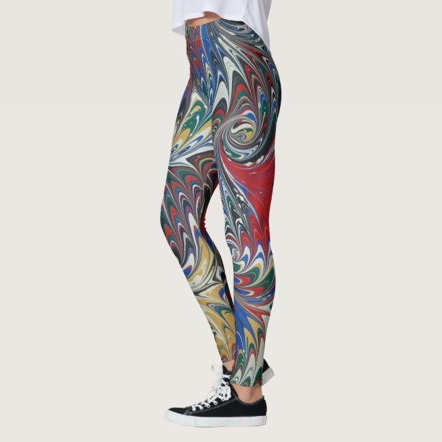 Marmorgamaschen Leggings (Links)