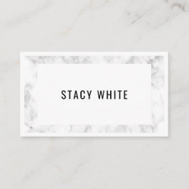 Marmorgrenze Minimal Moderne Moderne Visitenkarte