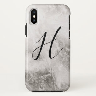 Marmorhintergrund mit Monogramm Case-Mate iPhone Hülle