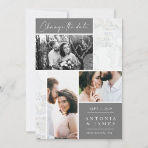 Marmorhochzeitwechsel Save The Date