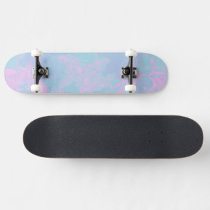 Marmorierte Pastellfarbe Skateboard