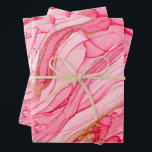 Marmorierte Wirbel Rosa Gold Geschenkpapier Set<br><div class="desc">Die feinen,  einzigartigen Rosatönen mit goldenem Akzent sind die Marmorplatten aus Verpackungspapier,  die zum Geschenkverpacken und auch zum Scrapbooking geeignet sind.</div>